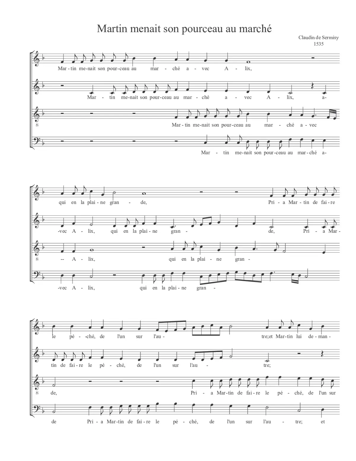 Martin menait - Page 1