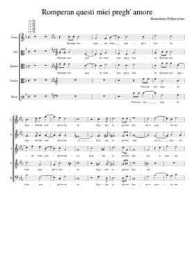 Romperan questi miei pregh' amore