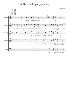 A Dieu celle que jay