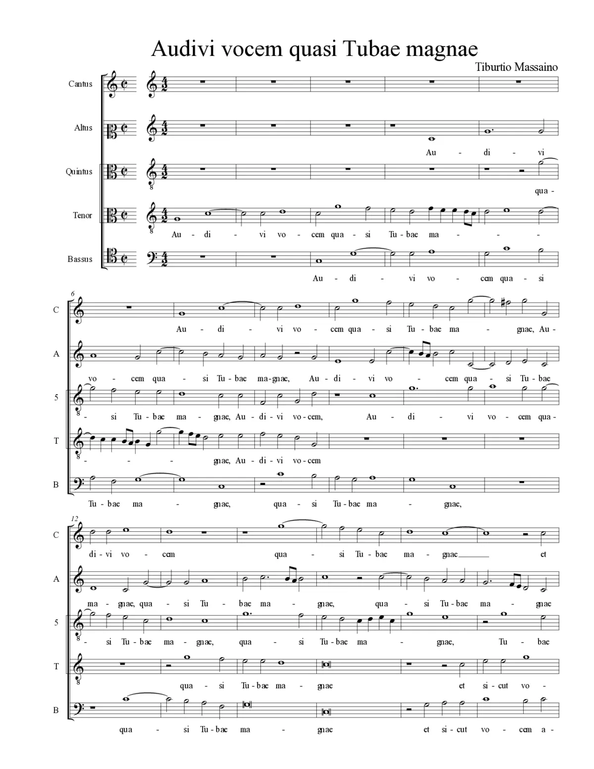 Audivi vocem quasi Tubae magnae - Page 1