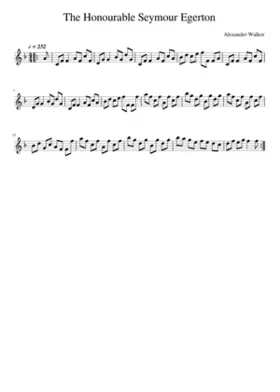 The Honourable Seymour Egerton