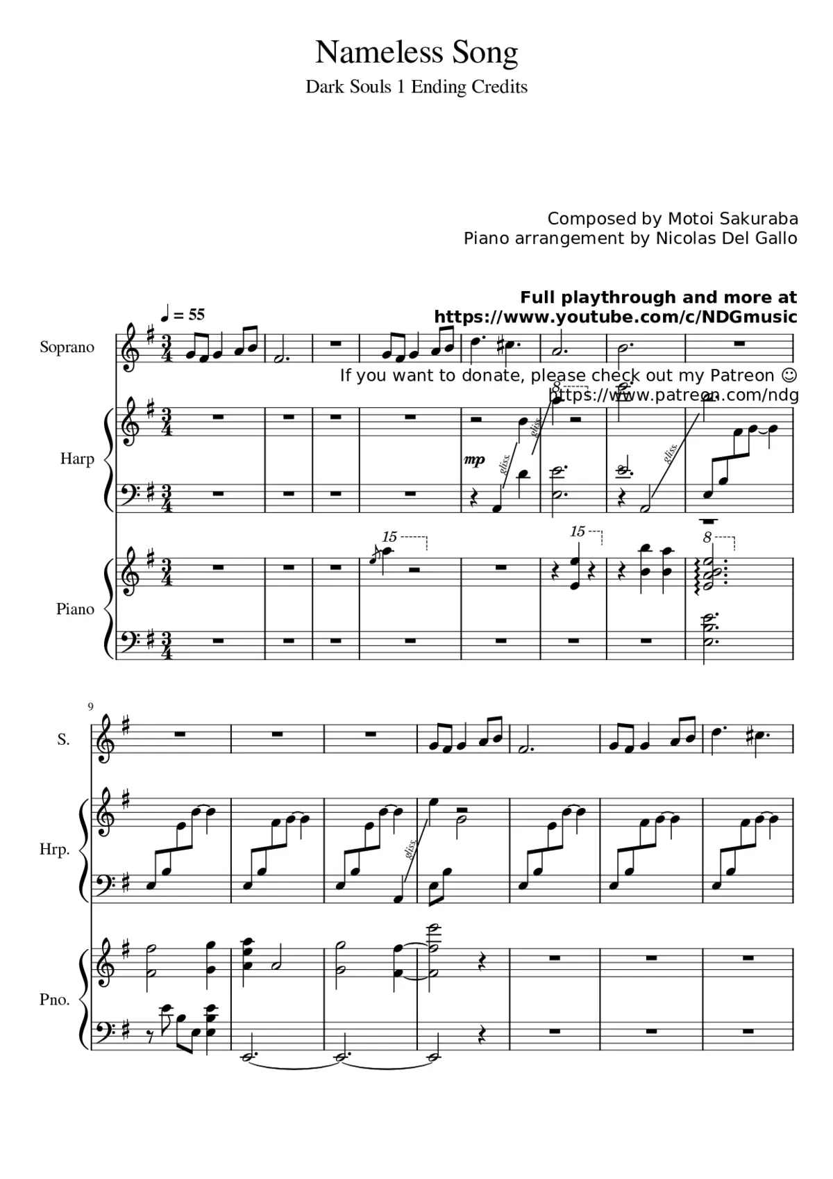 Nameless Song - Page 1