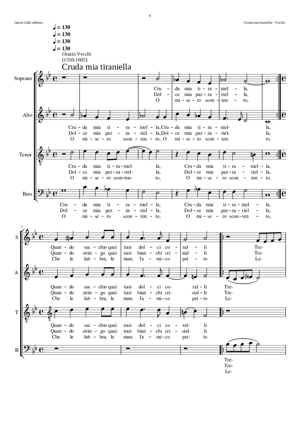Cruda mia tiraniella - Page 1