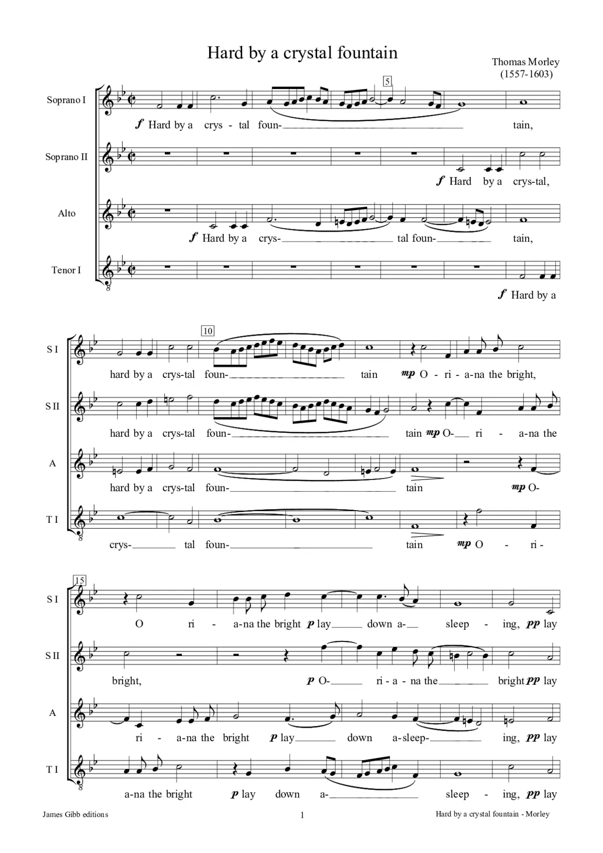 Hard by a crystal fountain - Page 1