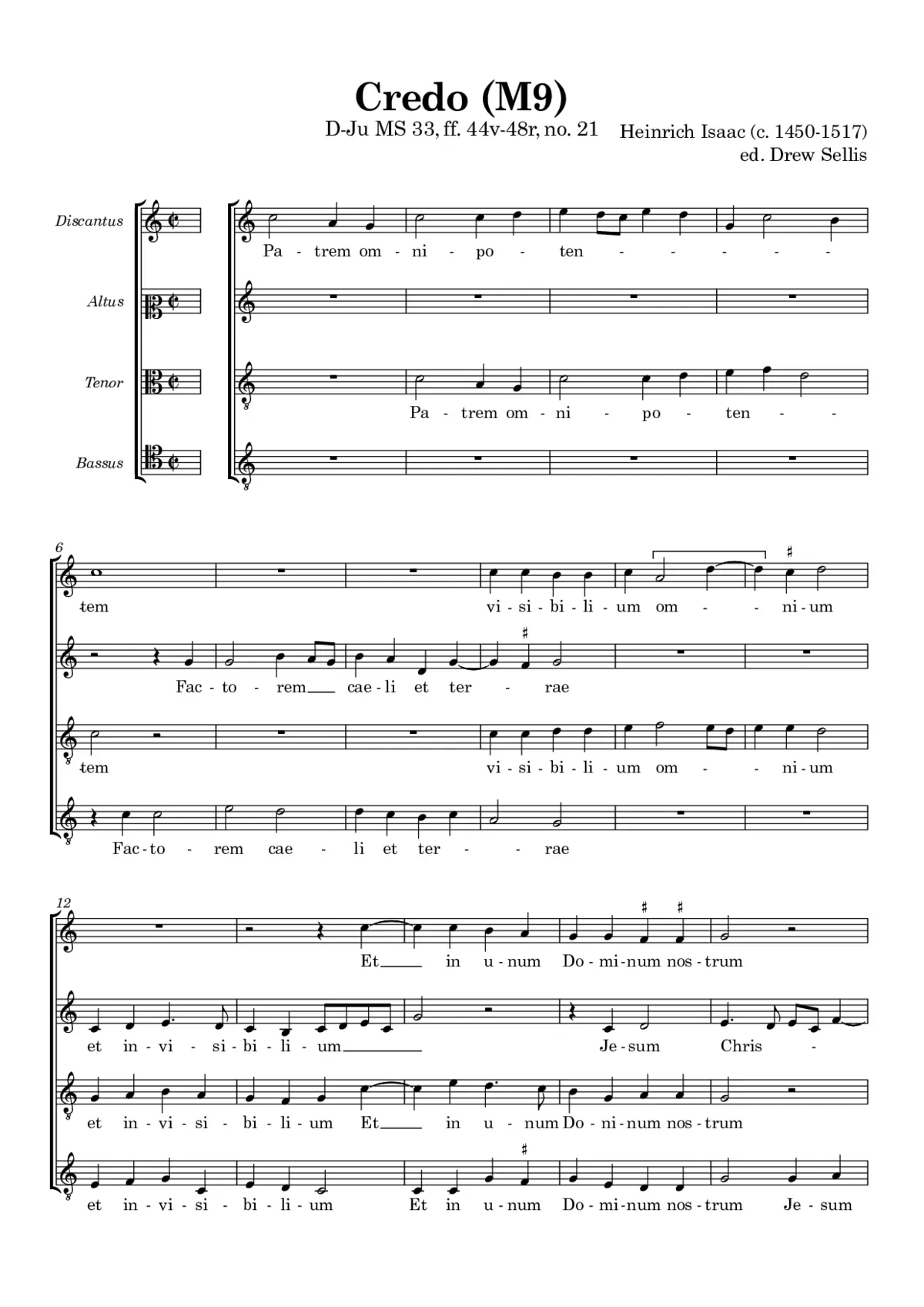 Credo (M9) - Page 1