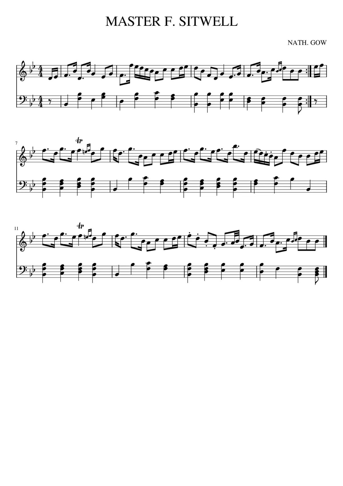 MASTER F. SITWELL - Page 1