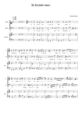 In lectulo meo