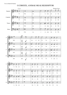 O Christe animae meae Redemptor