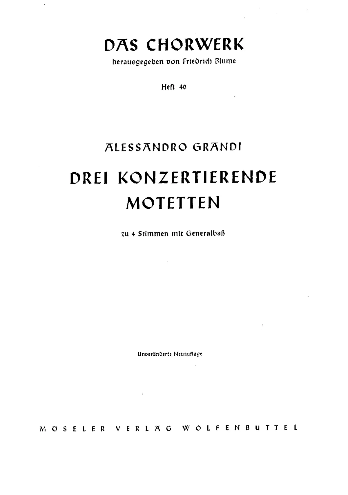 3 Motets Concertati - Page 1