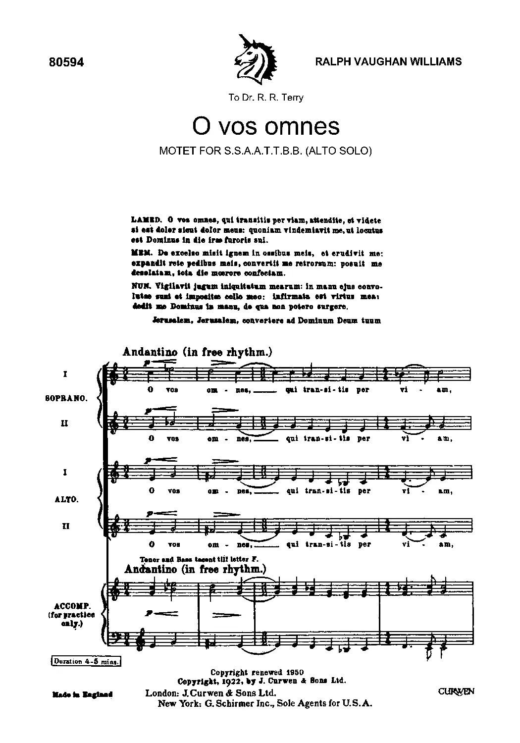 O vos omnes - Page 1