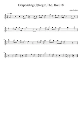 Desponding (?)NegroThe. JJo.018