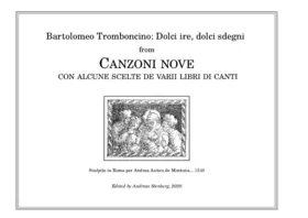 Dolci ire, dolci sdegni