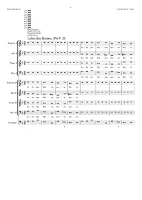 Lobe den Herren meine Seele SWV 39