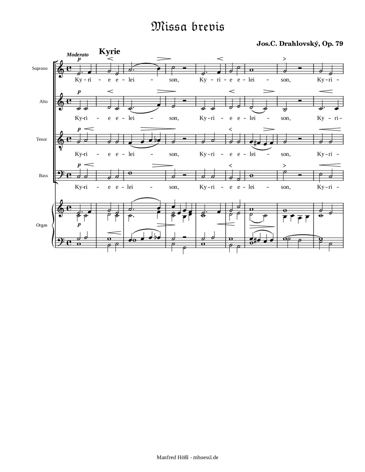 Missa Brevis in C - Page 1