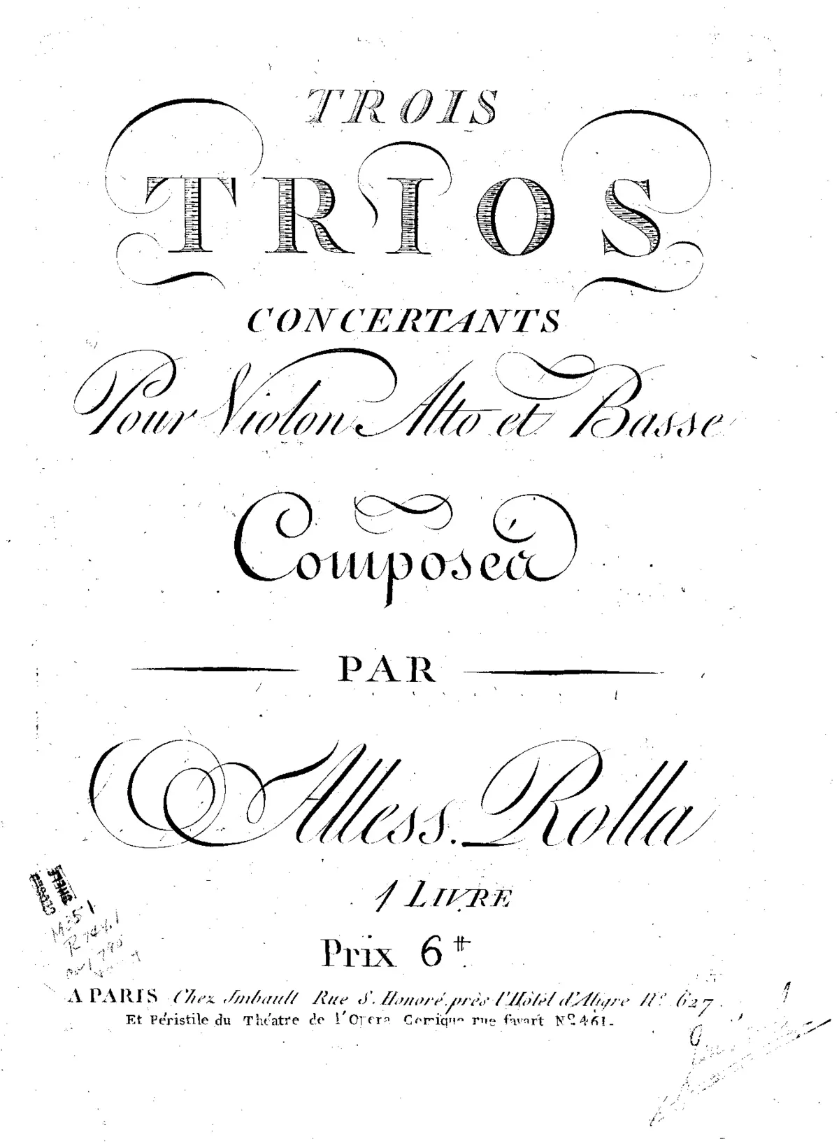 3 Concertant String Trios - Page 1