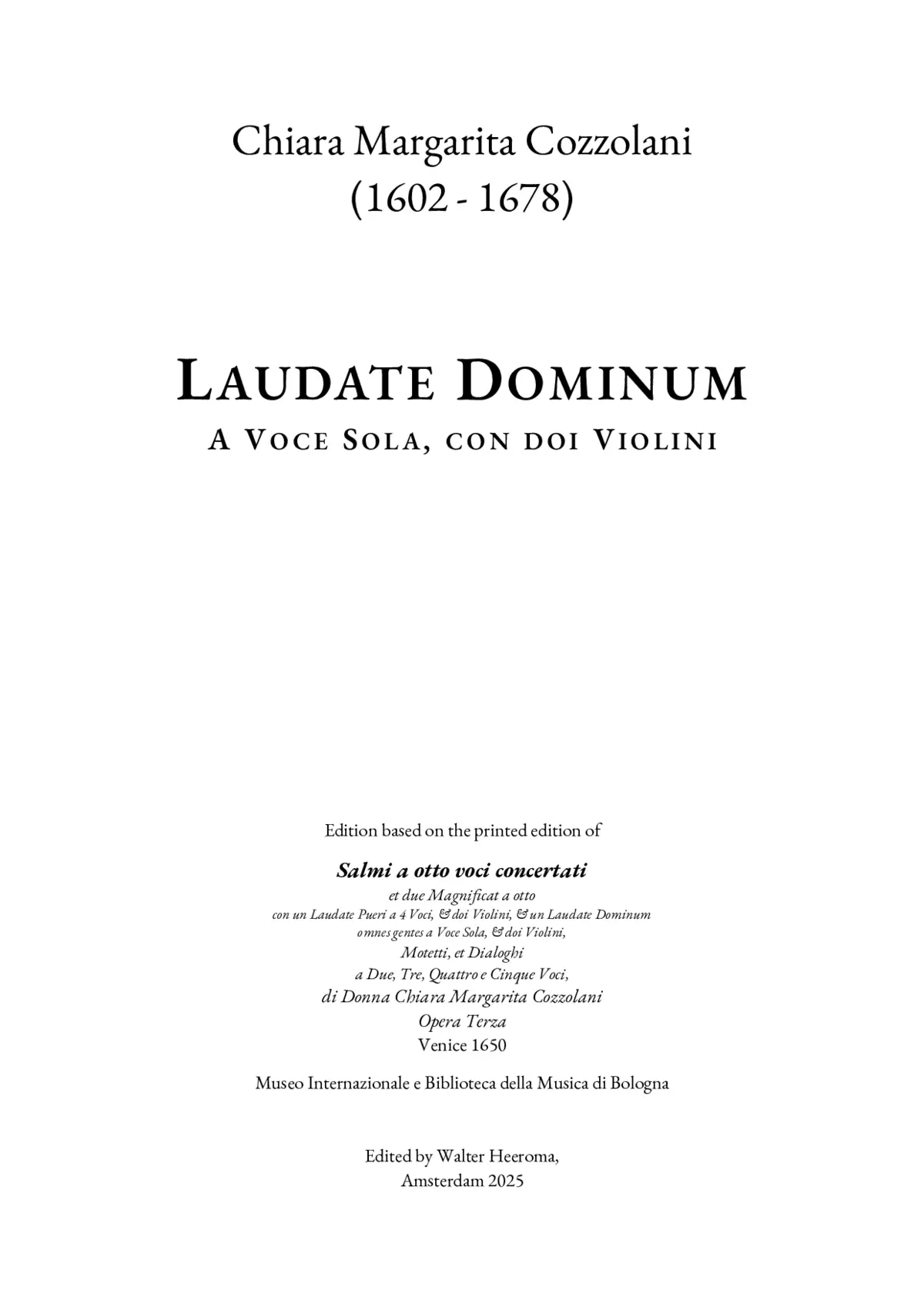 Laudate Dominum - Page 1