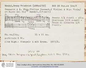 Concerto grosso in F minor