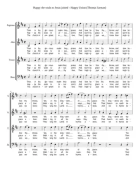 Happy the souls to Jesus joined