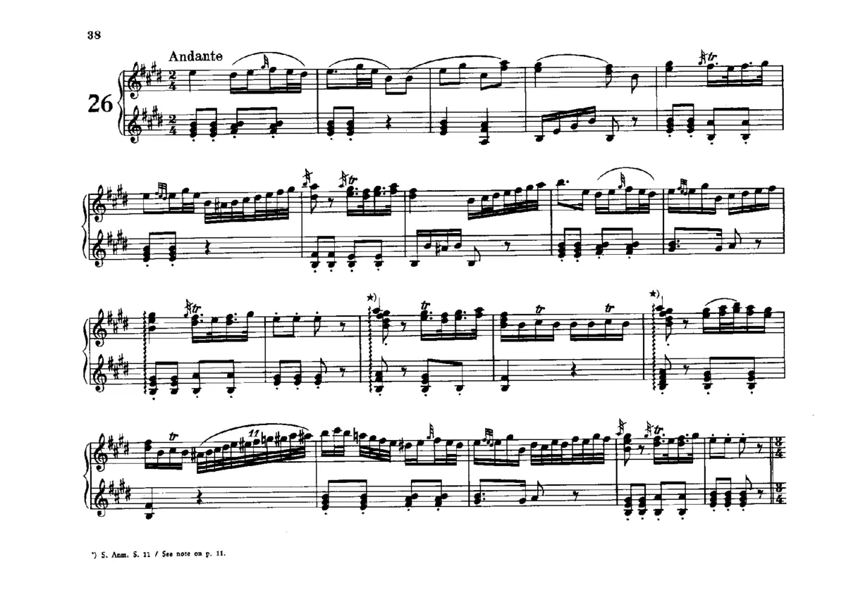 Flötenuhr in E major, Hob.XIX:26 - Page 1