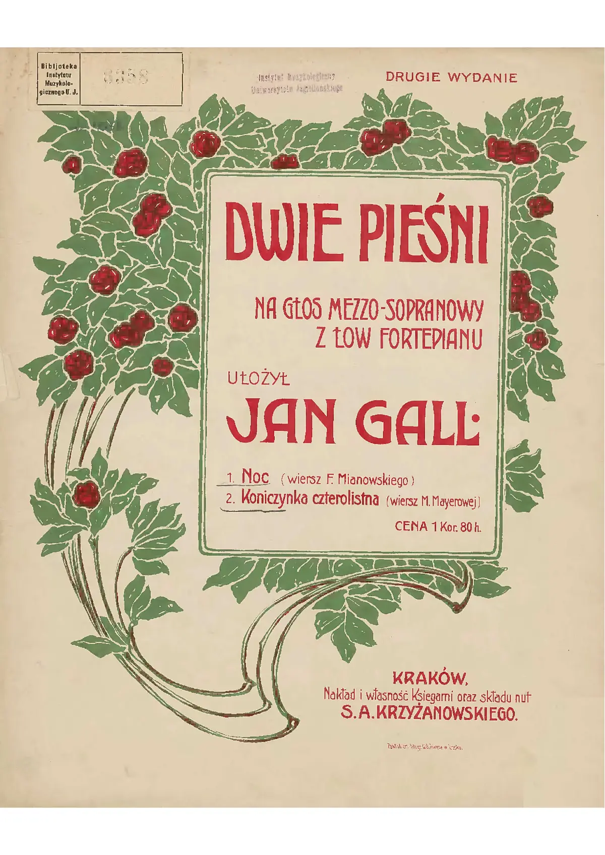 2 Pieśni - Page 1