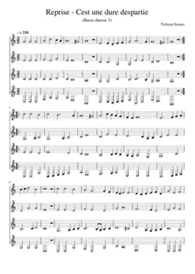 Reprise - Cest une dure despartie