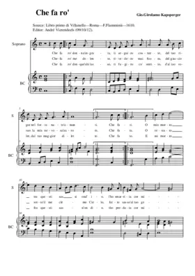 Che farò, donna ingrata