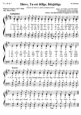 Dievs, Tu esi (God of mercy)