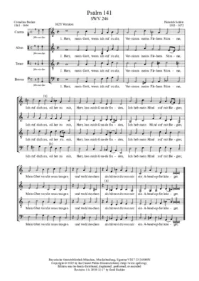 Herr, mein Gott, wenn ich ruf zu dir, SWV 246