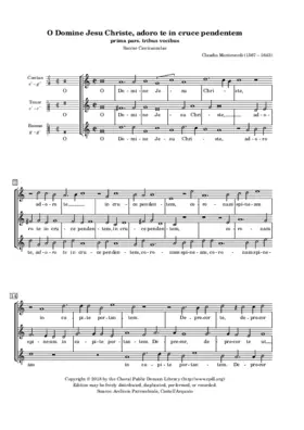 O Domine Jesu Christe I
