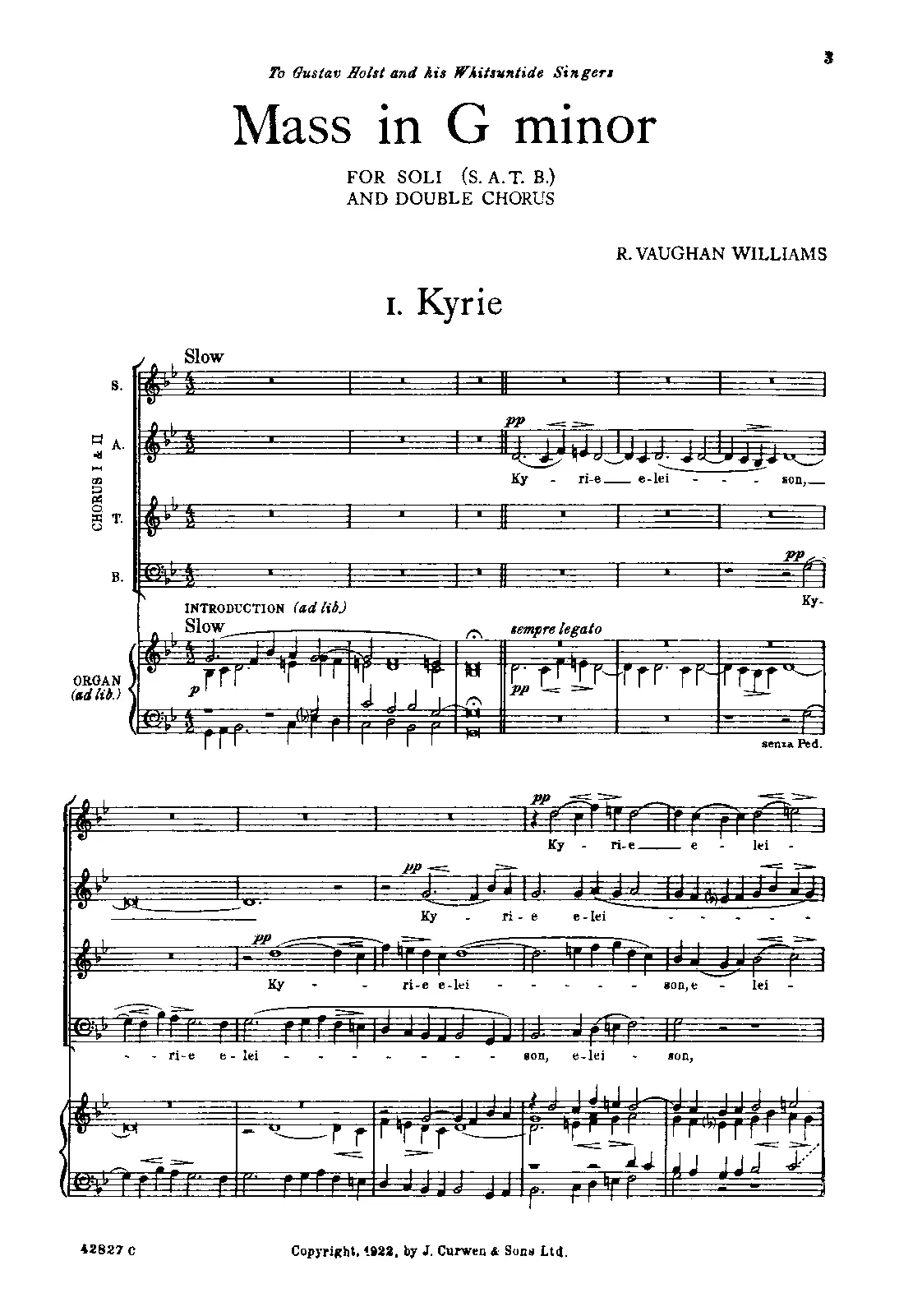 Mass in G minor - Page 1