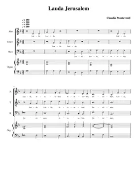 Lauda Jerusalem Dominum