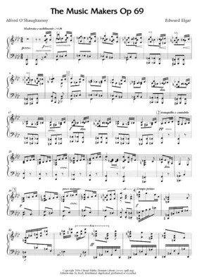 The music-makers, Op. 69