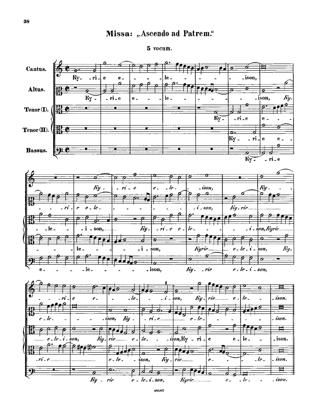 Missa Ascendo ad Patrem - Page 1