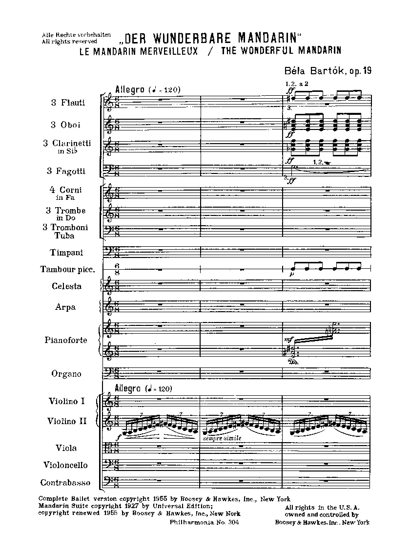 The A csodálatos mandarin - Page 1