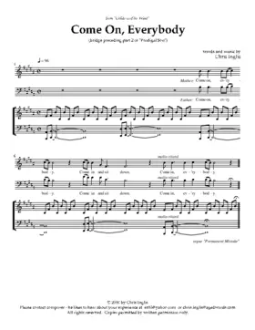 Come on, everybody (from 'Prodigal Son')