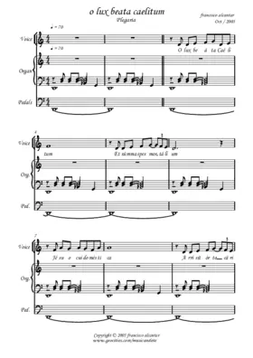 O lux beata