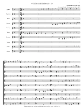 Canzon Duodecimi Toni a 10