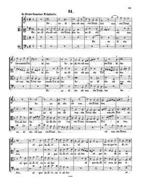 Benedicta sit sancta Trinitas