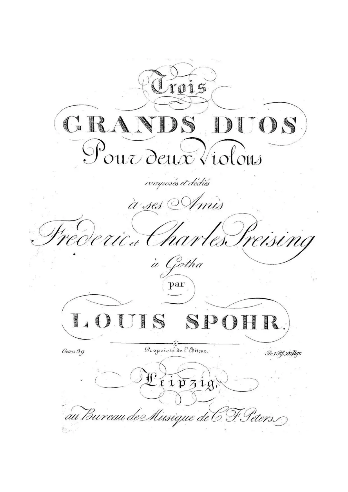 3 Duos for 2 Violins - Page 1