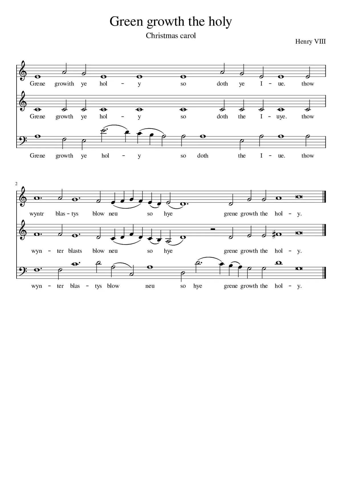 Green growth the holy - Page 1