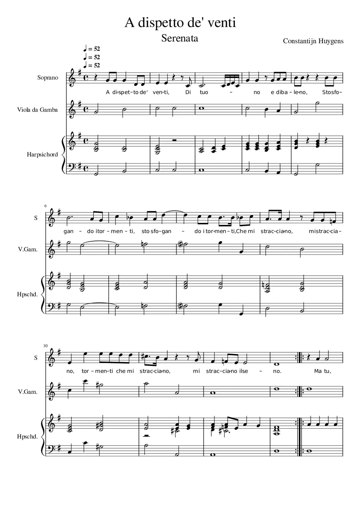 A dispetto de' venti - Page 1