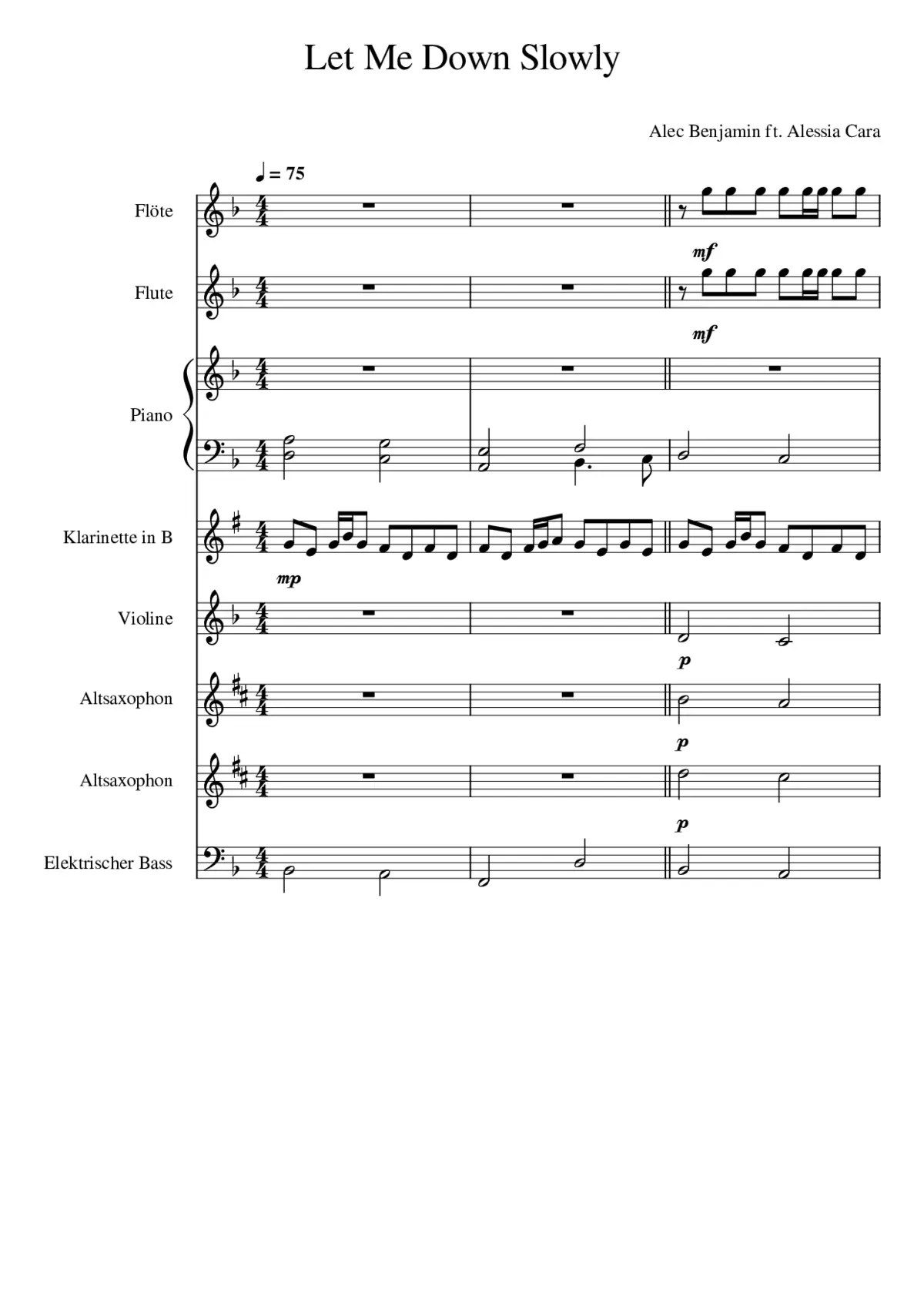 let me down slowly - Page 1