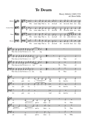 Te Deum in A