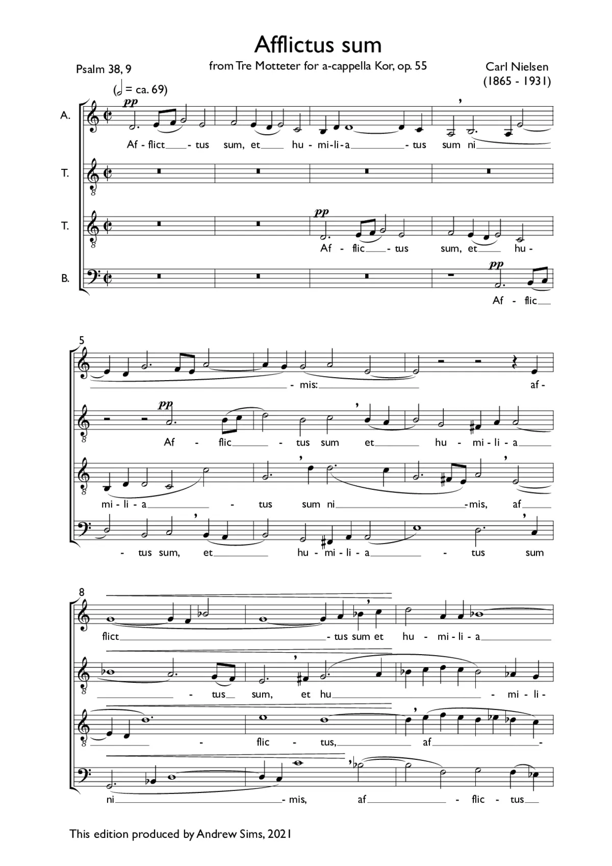 Afflictus sum - Page 1