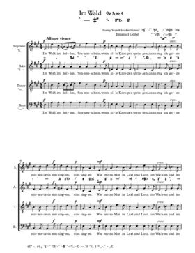 Im Wald, Op. 3, No. 6