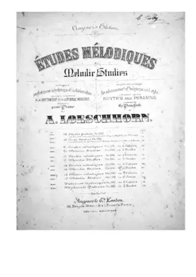 21 Études mélodiques