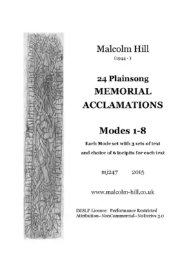 24 Plainsong Memorial Acclamations
