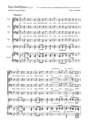 Das Dörfchen, Op. 11, No. 1