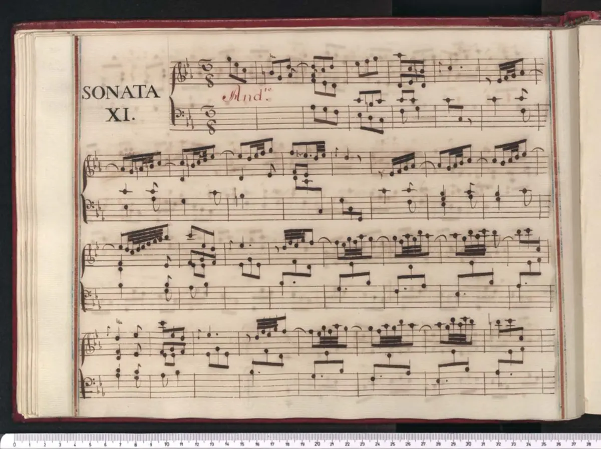 Keyboard Sonata in C minor - Page 1