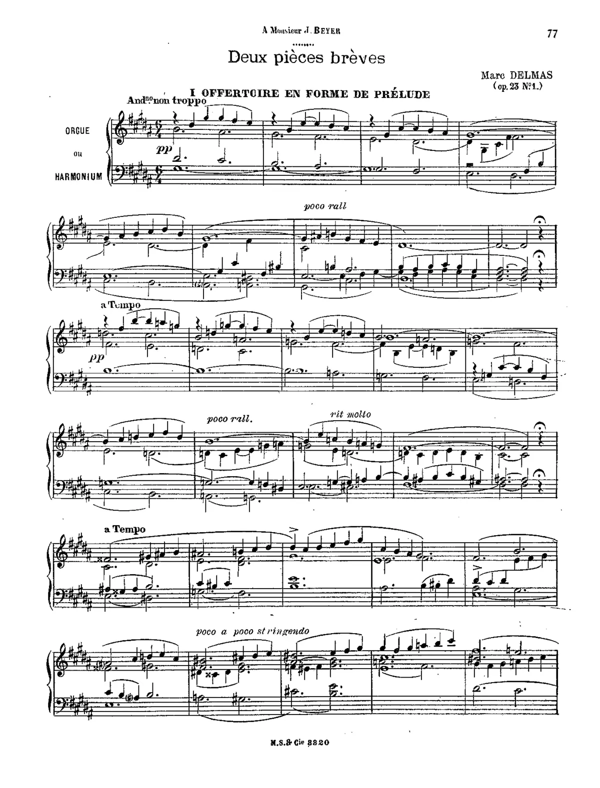 2 Pièces brèves - Page 1